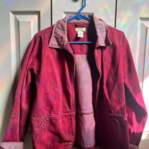 Christopher & Banks Red Utility Jacket